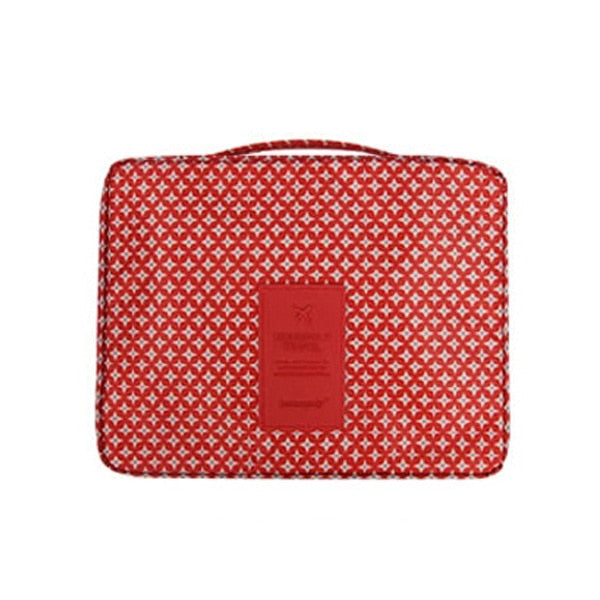 Duurzame compacte waterdichte make-up reistas, perfecte opbergtas voor al je toiletartikelen.