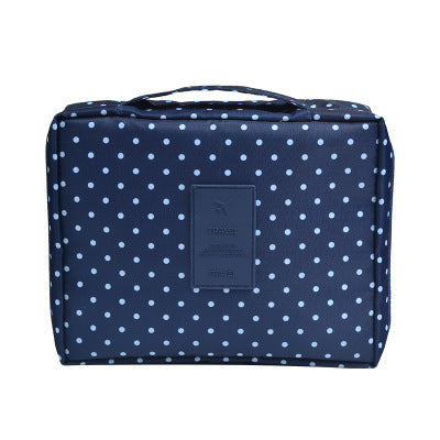 Essentiële waterdichte make-up tas voor dames, compacte cosmetica organizer voor vakanties.