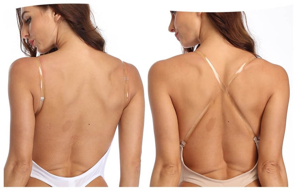 Stijlvol dames shaper bodysuit met diepe V-hals en open rug, comfortabel en onzichtbaar onder kleding.