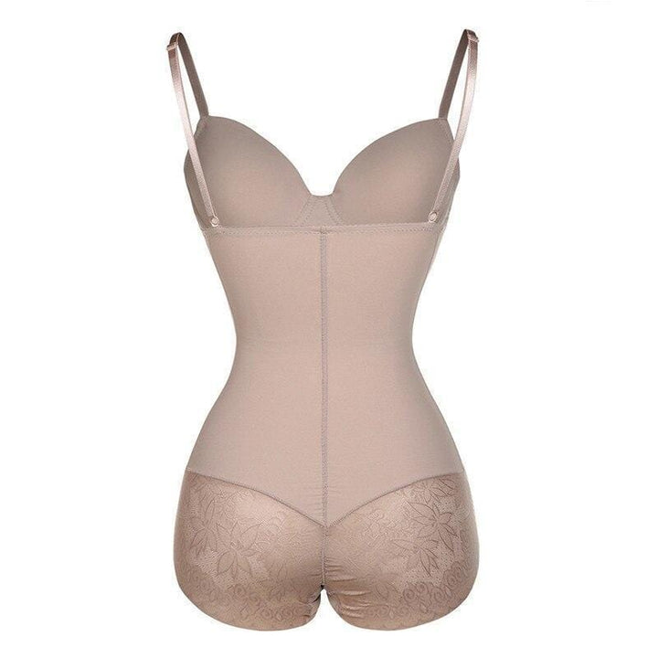 Zachte nylon/spandex dames bodyshaper met corrigerend effect. Vormt het lichaam voor een slanke, elegante look.