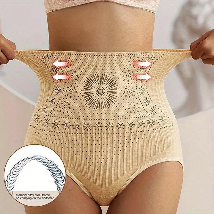Naadloos corrigerend ondergoed dames; comfortabele buikcorrigerende lingerie van elastisch nylon voor een strak figuur.