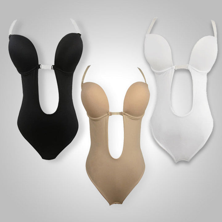 Dames BackLess Body Shaper™ bh. Corrigerend, liftend en comfortabel voor elke outfit met open rug. Zomerproof.