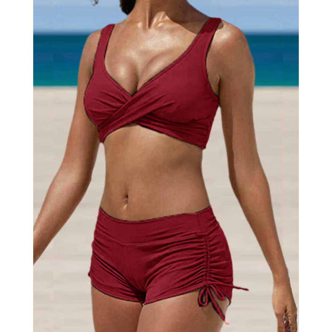 Comfortabele damesbikini met corrigerende pasvorm, ideaal voor zomerse dagen aan het strand of bij het zwembad.