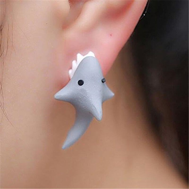 Trendy T-Rex oorbellen voor dames, stoere en speelse dinosaurus sieraden; een unieke accessoire.
