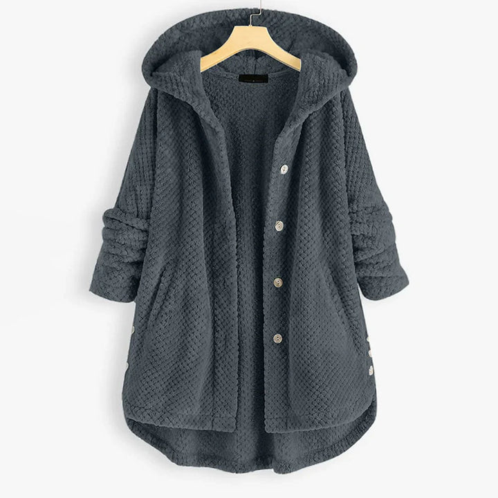 Veelzijdig dames jas met capuchon, stijlvol ontwerp achterkant, comfortabele pasvorm. Ideaal vest.
