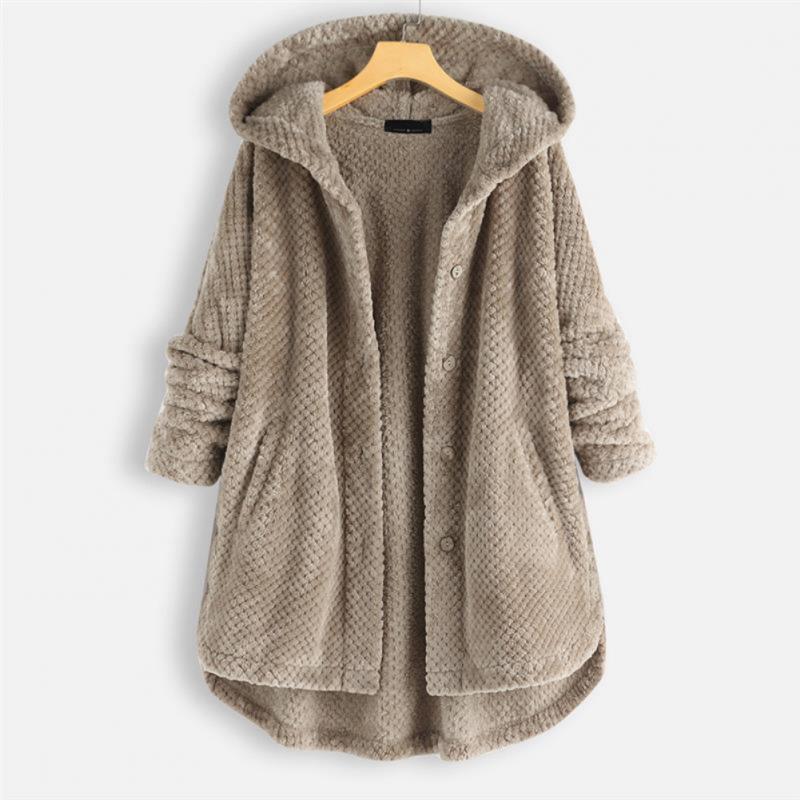 Warm damesvest met rits en capuchon, modieus en comfortabel voor koudere dagen. Stijlvolle outerwear.
