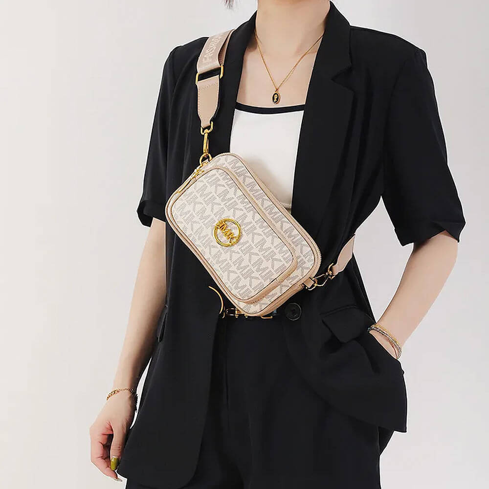 Comfortabele dames schoudertas met verstelbare band, elegante bruine handtas, praktisch en stijlvol voor onderweg.