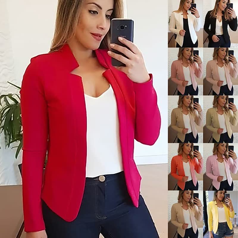 Comfortabele plus size dames blazer, elegant en chic, perfect voor elke lichaamsvorm.