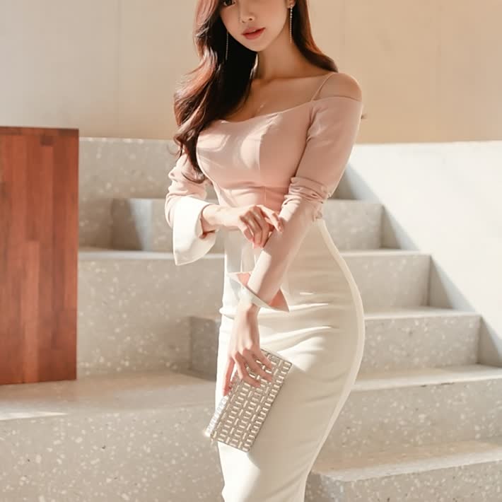 Stijlvolle dames rok met hoge taille, een elegante keuze voor lentemode en een klassieke look.