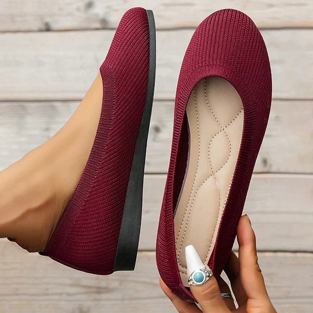 Elegante dames ballerina's, comfortabele slip-on schoenen voor een modieuze uitstraling.