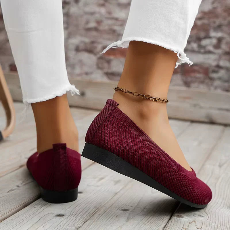 Casual en comfortabele dames ballerina's, elegante slip-on stijl voor de zomerse dagen.