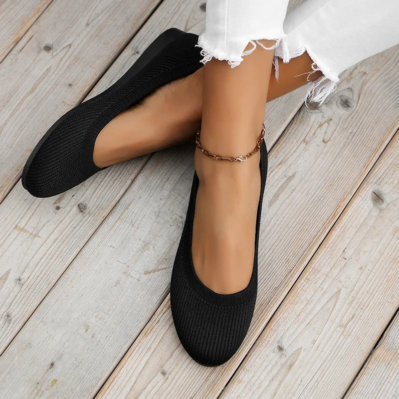 Comfortabele slip-on ballerina's voor dames, perfecte casual en elegante zomerschoenen.