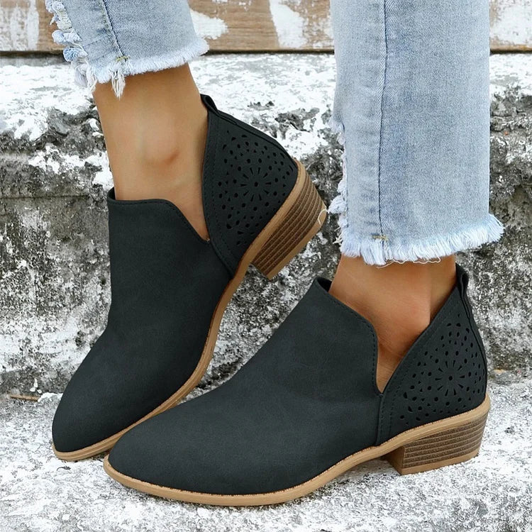Dames elegante zomerschoenen met lage hak, ideaal voor comfortabel en stijlvol voetcomfort. Perfect voor damesmode.