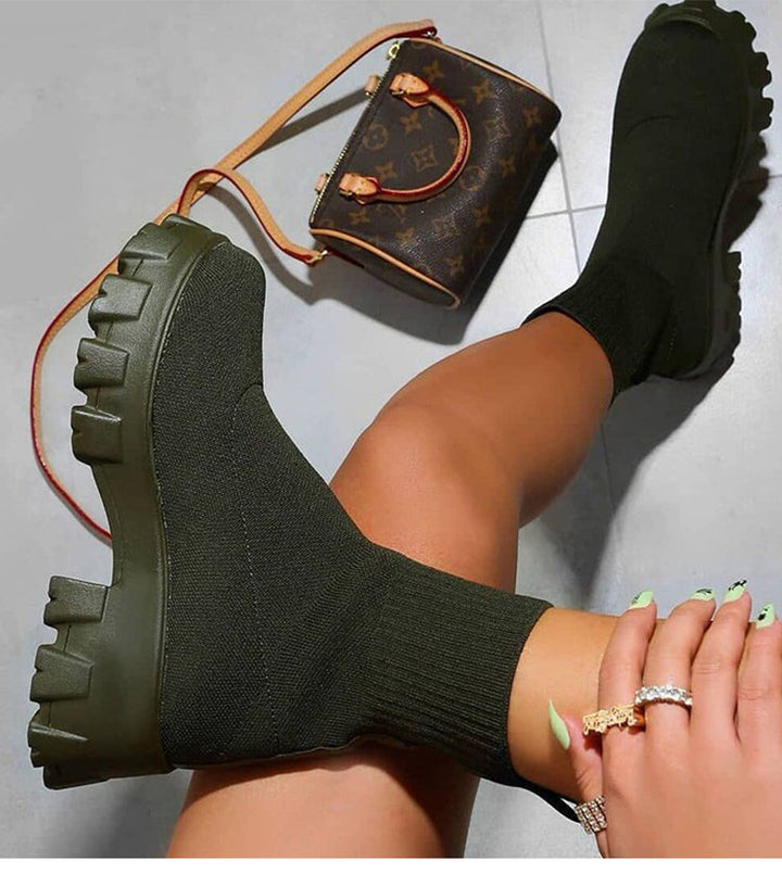 Zwarte Shanna enkellaarsjes voor dames, comfortabele en modieuze schoenen.