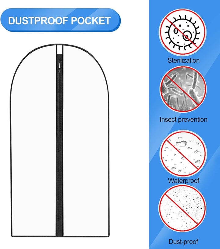 Kledingtas 140cm, ontworpen voor optimale bescherming van lange damesjurken.
