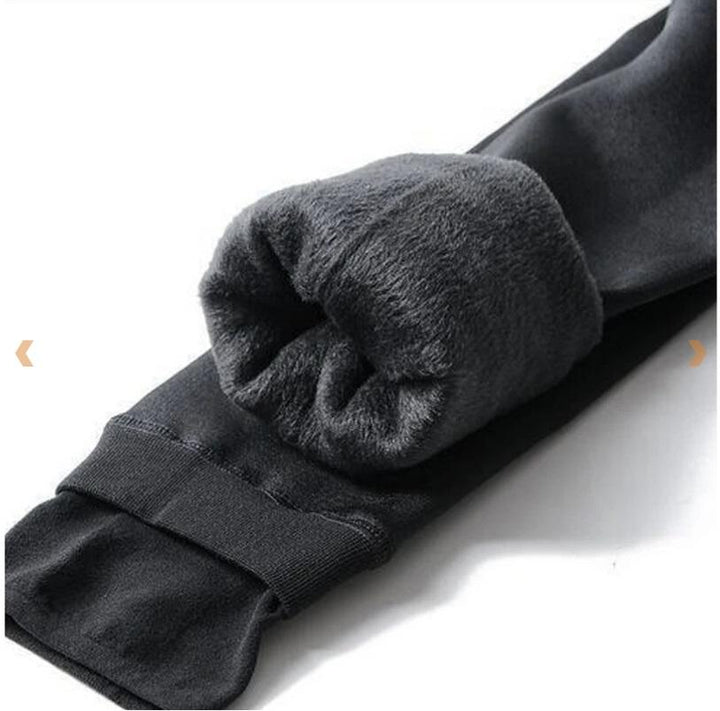 Diverse kleuren dames fleece leggings, warm, stijlvol en figuurcorrigerend voor winterse elegantie.