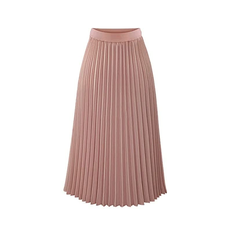 Stijlvolle geplooide damesrok met hoge taille. Elegante A-lijn rok, perfect voor een modieuze zomerse look.