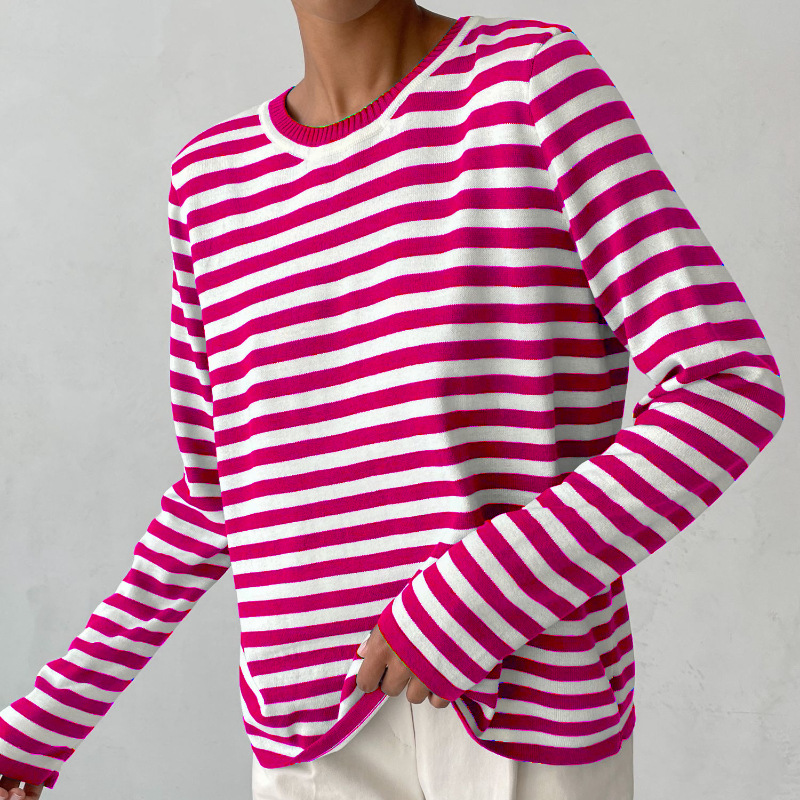 Zachte Hoymans dames sweatshirt met strepen, ideaal voor comfort en dagelijks gebruik.