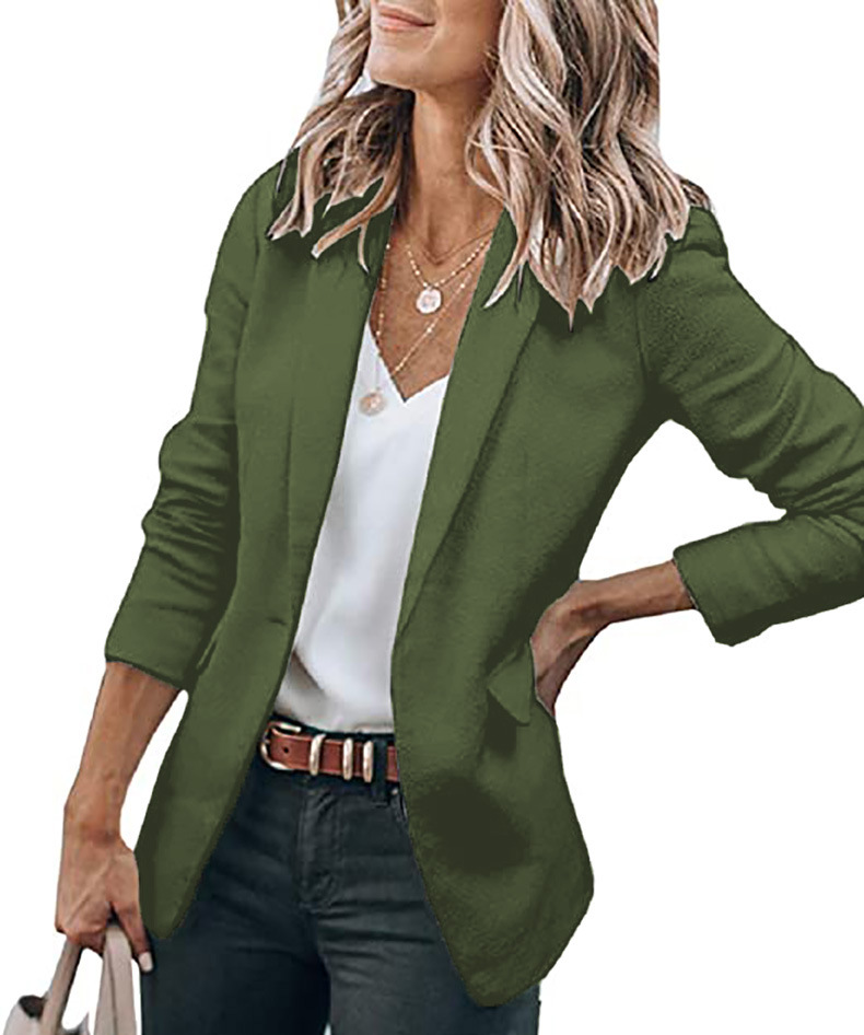 Luxe getailleerde blazer voor dames, straalt elegantie en klasse uit, veelzijdig in gebruik.