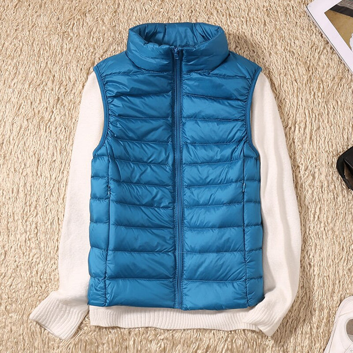 Stijlvolle Juliette dames bodywarmer met vrouwelijke pasvorm, perfect als tussenjas en voor laagjes.