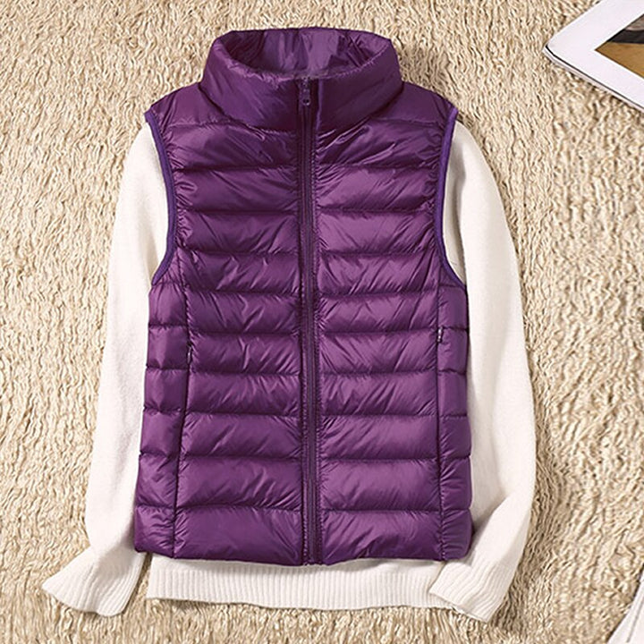 Dames bodywarmer Juliette: de perfecte lichtgewicht tussenjas, gewatteerd en stijlvol voor dagelijks comfort.