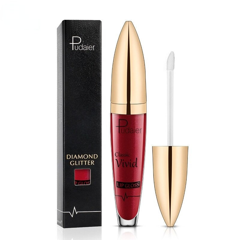 Hoge kwaliteit dames glitter lipgloss, waterbestendig en langhoudend, voor een professionele look.