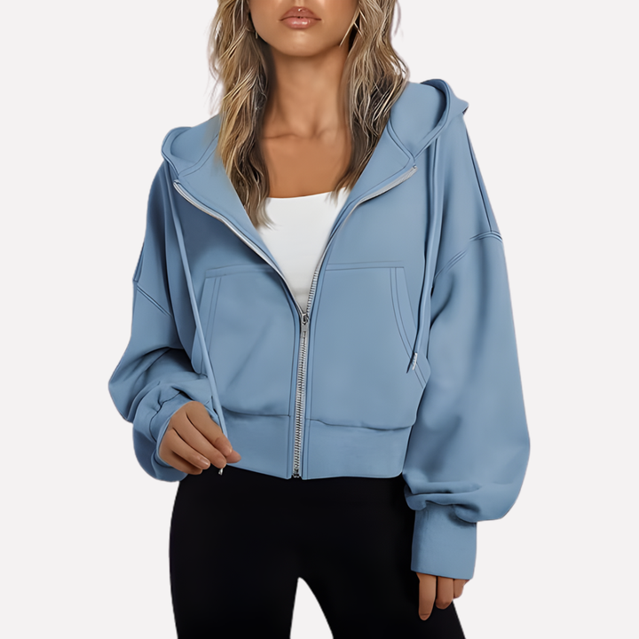Dames sweatshirt met modieuze grafische print, comfortabele losse pasvorm voor vrouwen.