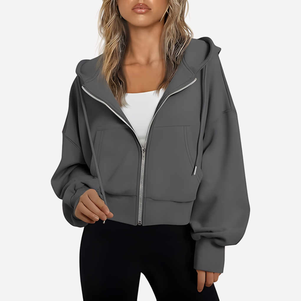 Oversized dames sweatshirt met grafische print, perfect voor dagelijkse stijl en losse pasvorm.