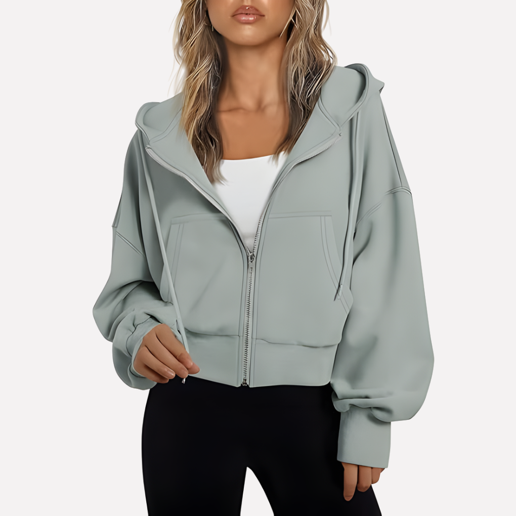 Comfortabele grafische trui voor dames, met lange mouwen en ronde hals, veelzijdig voor winter.