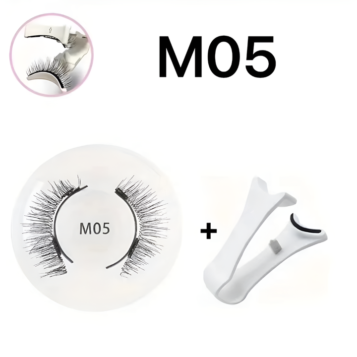 Ergonomisch pincet voor dames magnetische wimpers. Maakt lijmvrije applicatie van kunstwimpers eenvoudig.