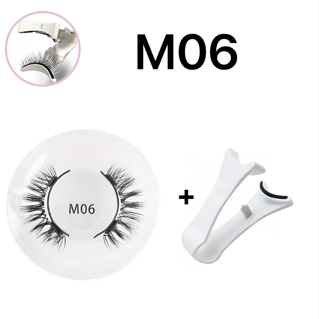 Luxe verpakking van dames herbruikbare magnetische wimpers. Complete set met applicator voor beauty essentials.