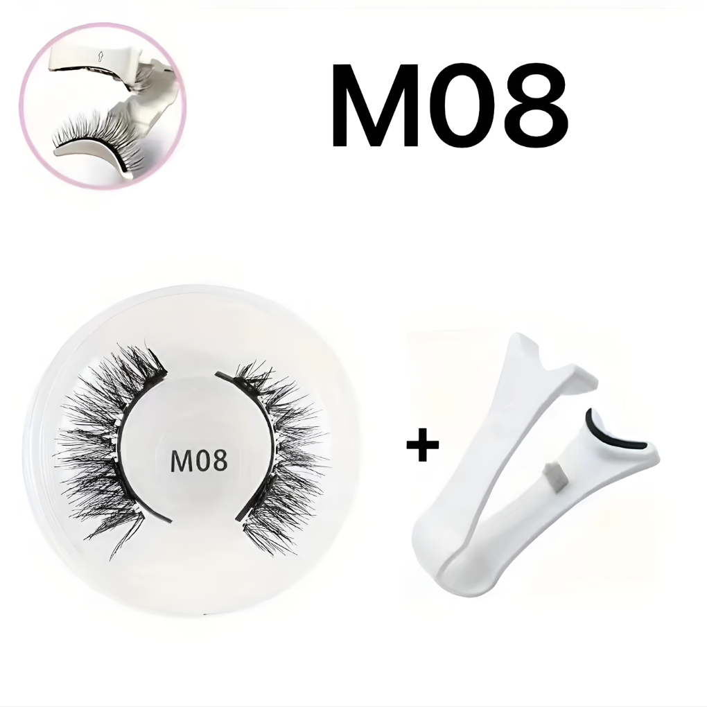 Herbruikbare magnetische valse wimpers voor dames. Duurzame, lijmvrije wimperverlenging voor langdurig gebruik.