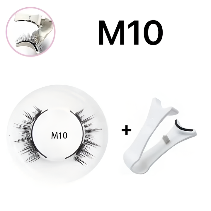 Lijmvrije magnetische kunstwimperset voor dames. Creëer eenvoudig volle, lange wimpers voor elke gelegenheid.