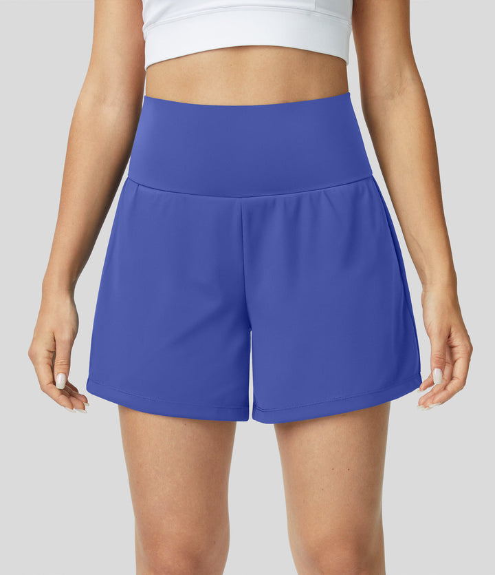 Stijlvolle Mirabella high-waist yoga shorts dames, sneldrogend & comfortabel voor studio/thuis.