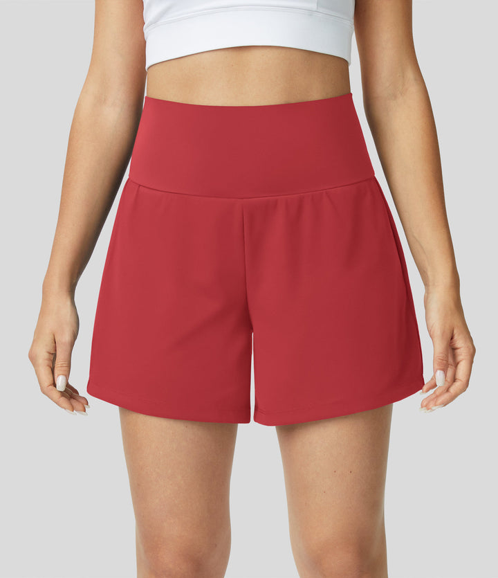 Ademende Mirabella dames fitness shorts, high-waist model, biedt uitstekende ondersteuning tijdens workouts.