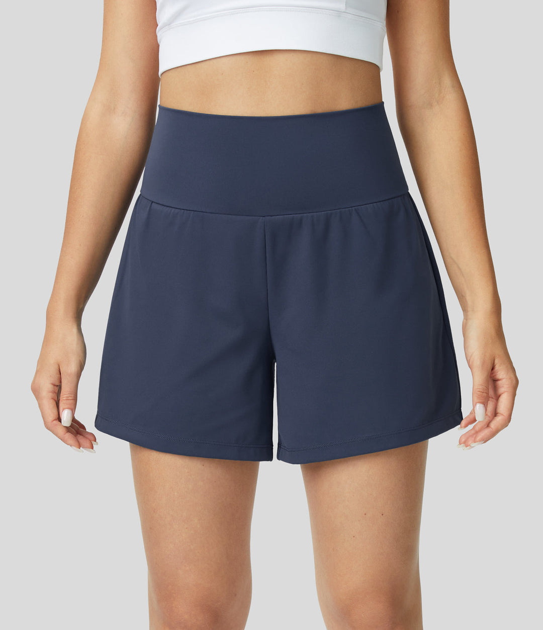 Yoga & fitness: Mirabella dames high-waist shorts, sneldrogend materiaal, optimale bewegingsvrijheid.