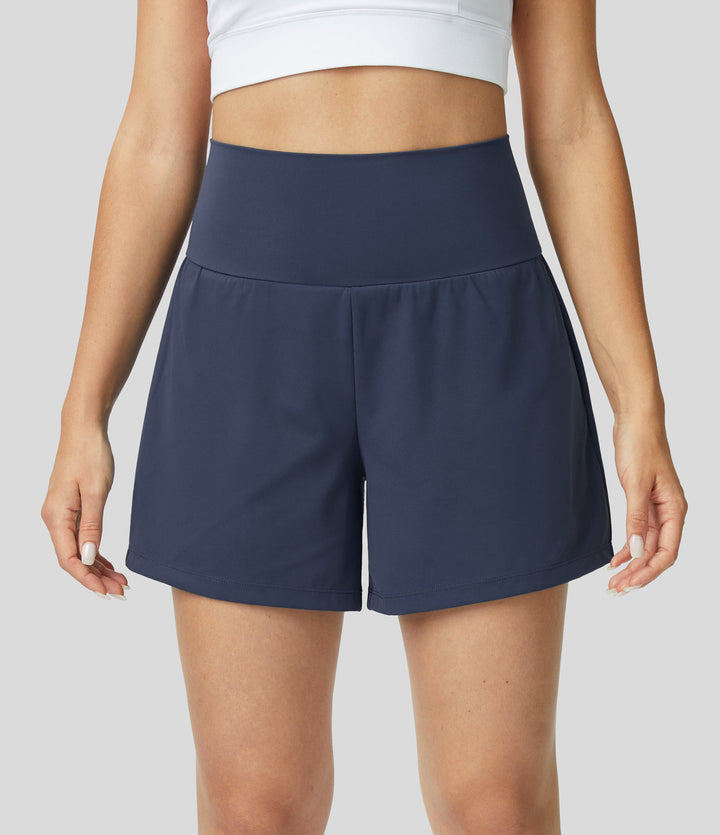Yoga & fitness: Mirabella dames high-waist shorts, sneldrogend materiaal, optimale bewegingsvrijheid.