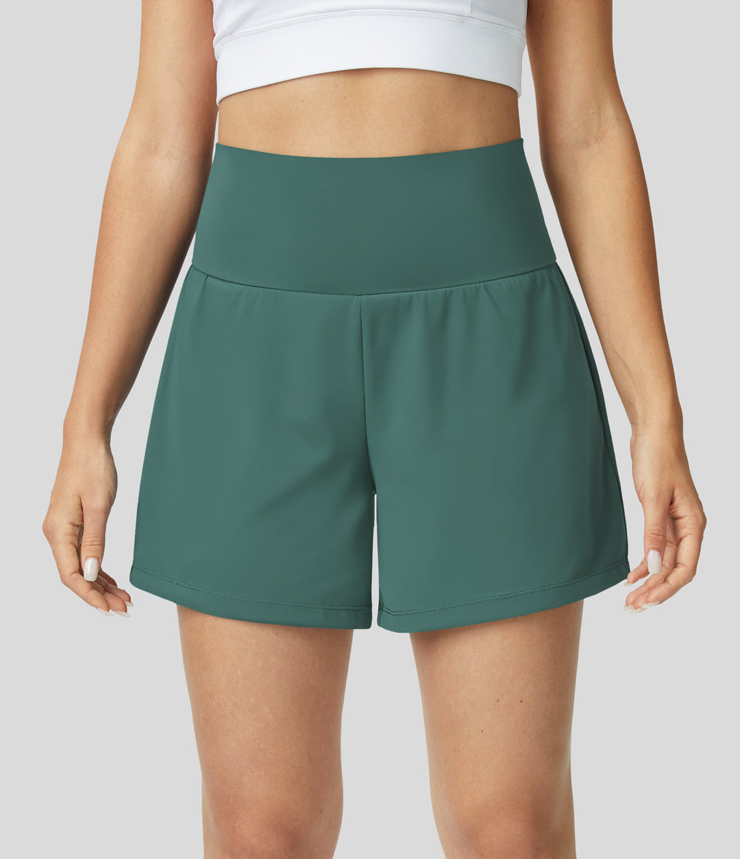 Actieve kleding: Mirabella high-waist dames shorts, ademend, ideaal voor hardloop training.