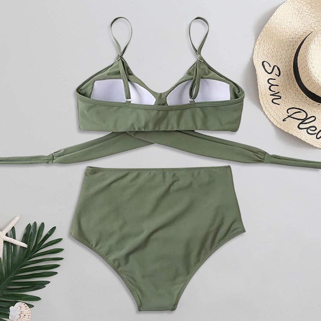 Bloemenprint highwaist damesbikini, perfect voor wie op zoek is naar comfortabele zwemkleding.