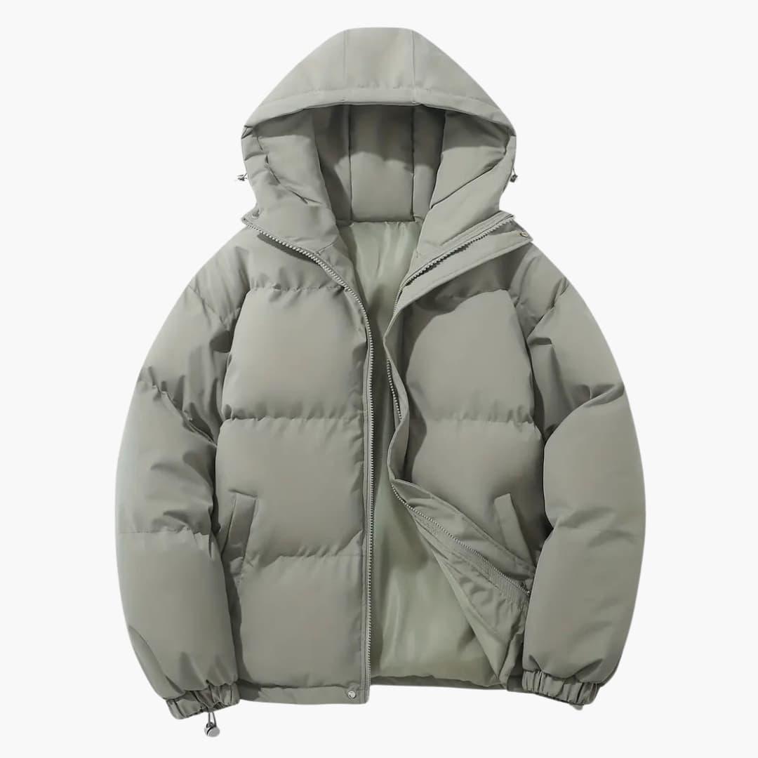 Dames hoodie jacket met volledige rits in neutrale kleur, ideaal voor casual dagelijkse stijl.