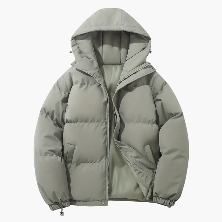 Dames hoodie jacket met volledige rits in neutrale kleur, ideaal voor casual dagelijkse stijl.