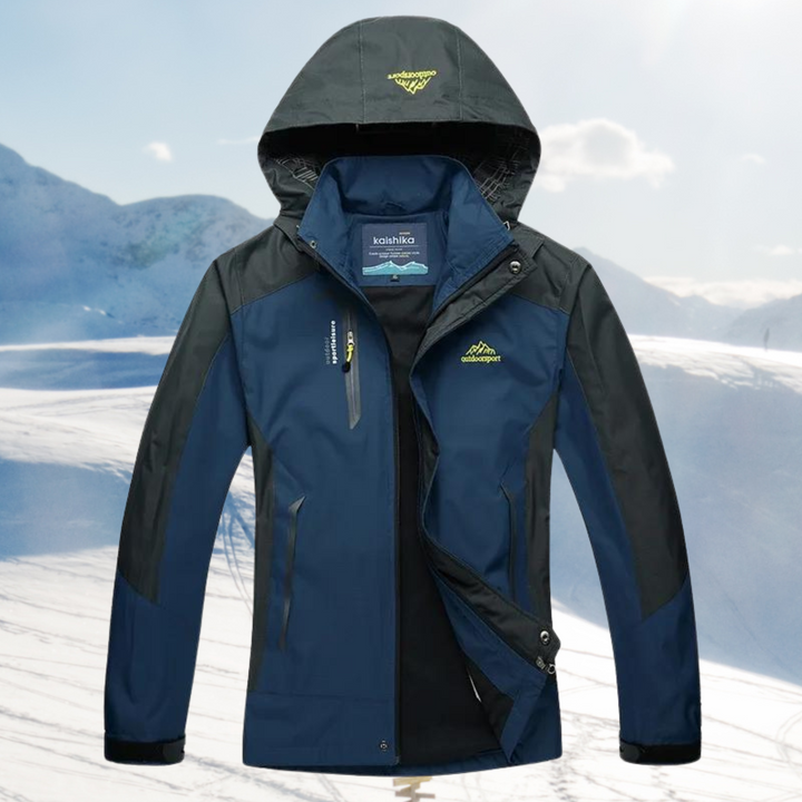 Ademende dames outdoorjas Hoymans, waterdicht en lichtgewicht, perfect voor wandelaars.