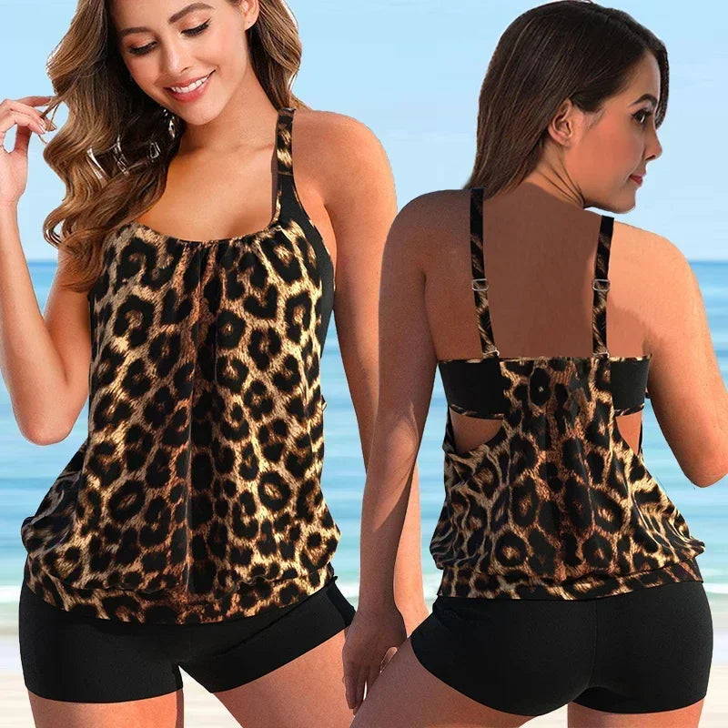 Stijlvolle Hoymans tankini voor dames, zomerse strandkleding met comfortabele pasvorm. Modieuze badkleding.