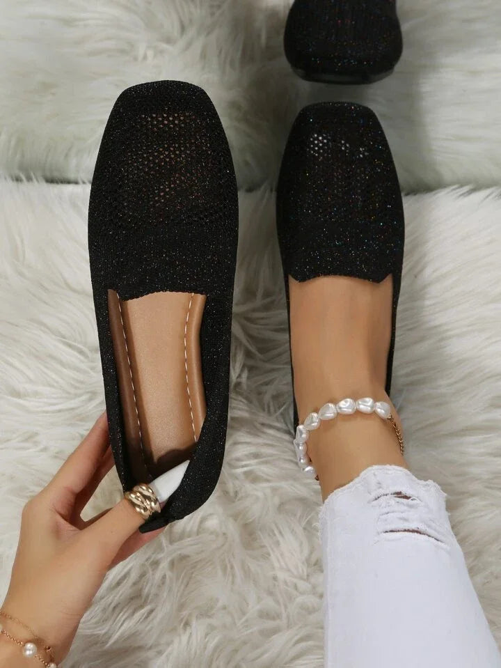 Isabella dames platte schoenen met antislip zool, comfortabel en orthopedisch voor elke stap.