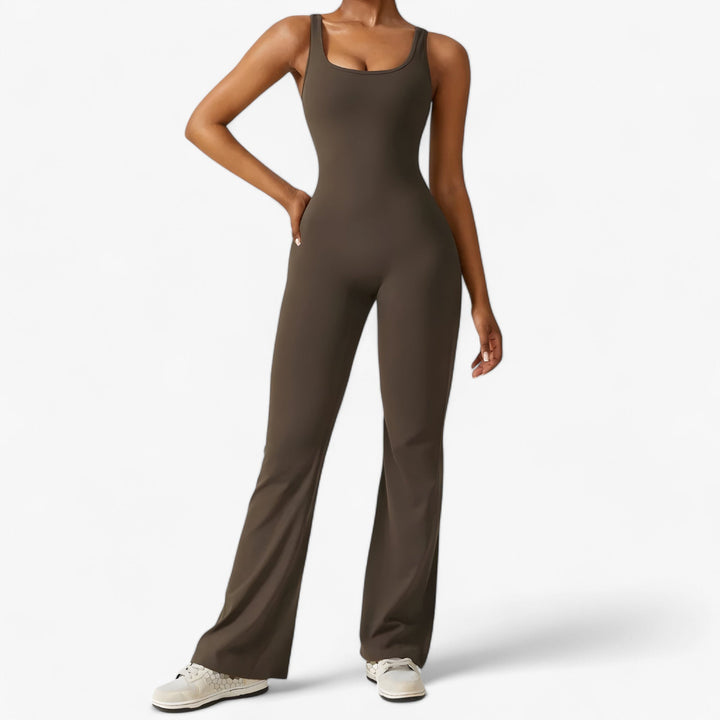 Mouwloze dames jumpsuit Amélie, perfect voor warme zomerdagen.