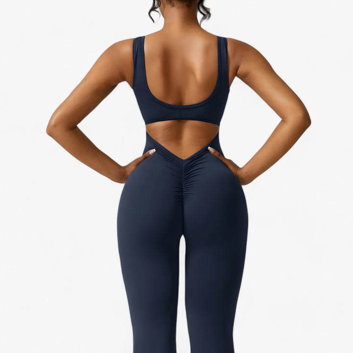 Gestreepte dames jumpsuit Amélie, speels, stijlvol en modieus.