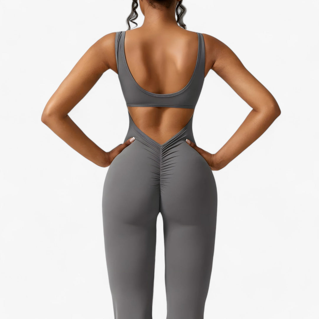 Moderne dames jumpsuit Amélie, met een comfortabele en stijlvolle pasvorm.
