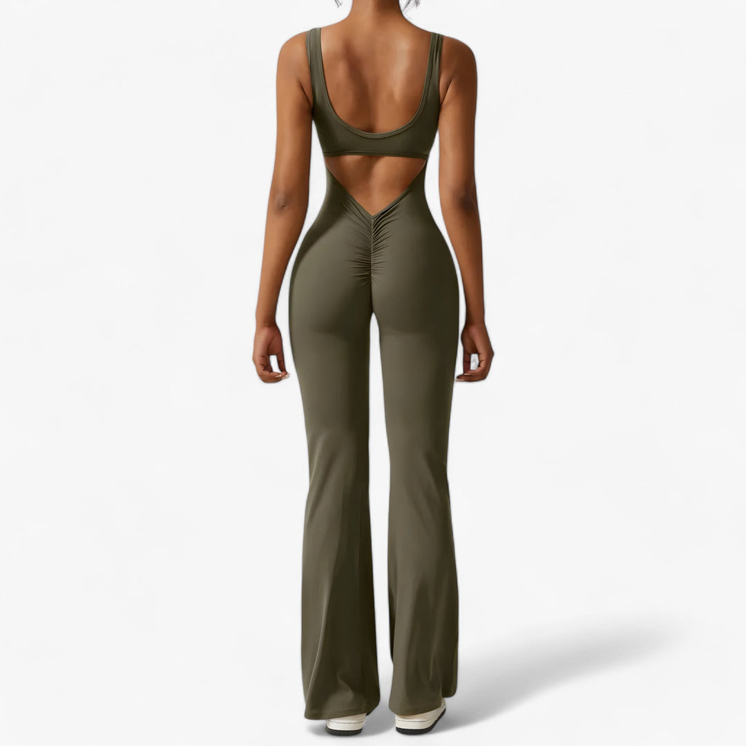 Stijlvolle Amélie dames jumpsuit, ideaal voor lente en zomerse dagen.