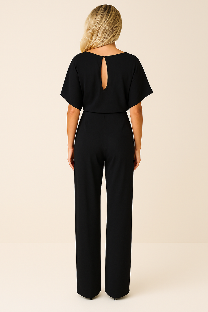 Elegante Hoymans dames jumpsuit Sophia, perfect voor een stijlvolle en moderne look, zowel casual als chique.