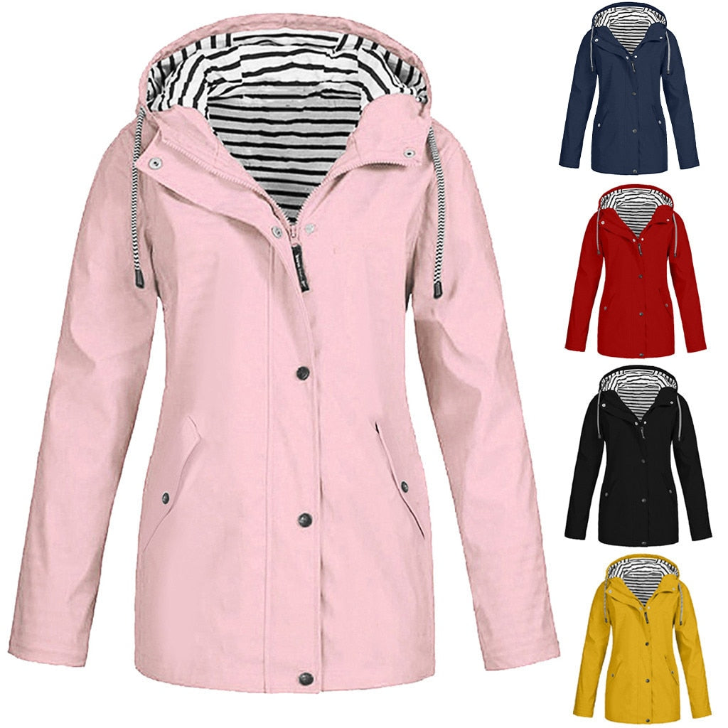 Dames KarieJacket: stijlvolle, waterdichte jas voor outdoor activiteiten. Winddicht, ademend en ideaal voor elk weer.